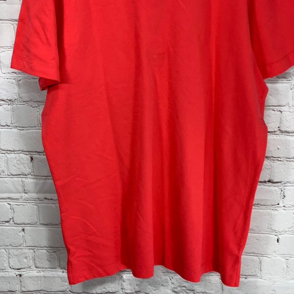 Tailorbyrd Coral Preppy Button Collar Short Sleeve - Picture 8 of 9